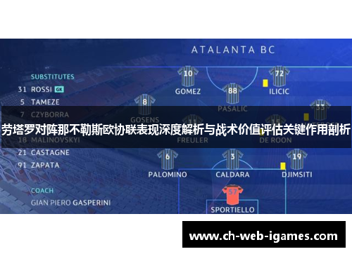 劳塔罗对阵那不勒斯欧协联表现深度解析与战术价值评估关键作用剖析 劳塔罗对阵那不勒斯欧协联表现深度解析与战术价值评估关键作用剖析